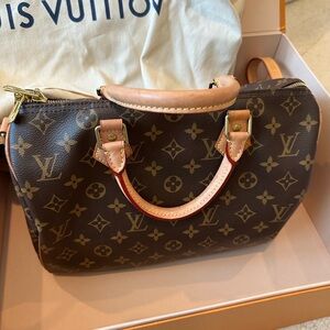 Louis Vuitton Speedy Bandouliere 30 Monogram Handbag